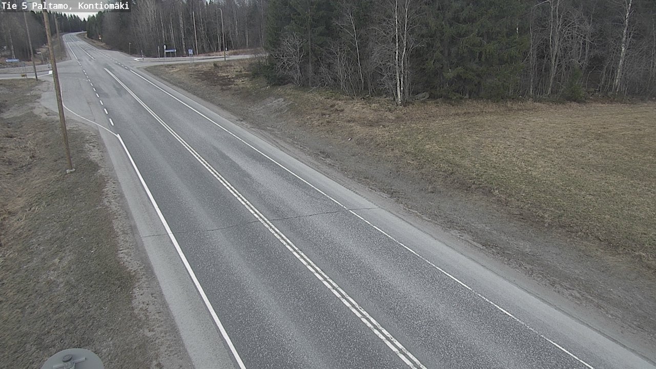 Weather Camera Image Road 5 Paltamo, Kontiomäki, Paltamo, Kainuu