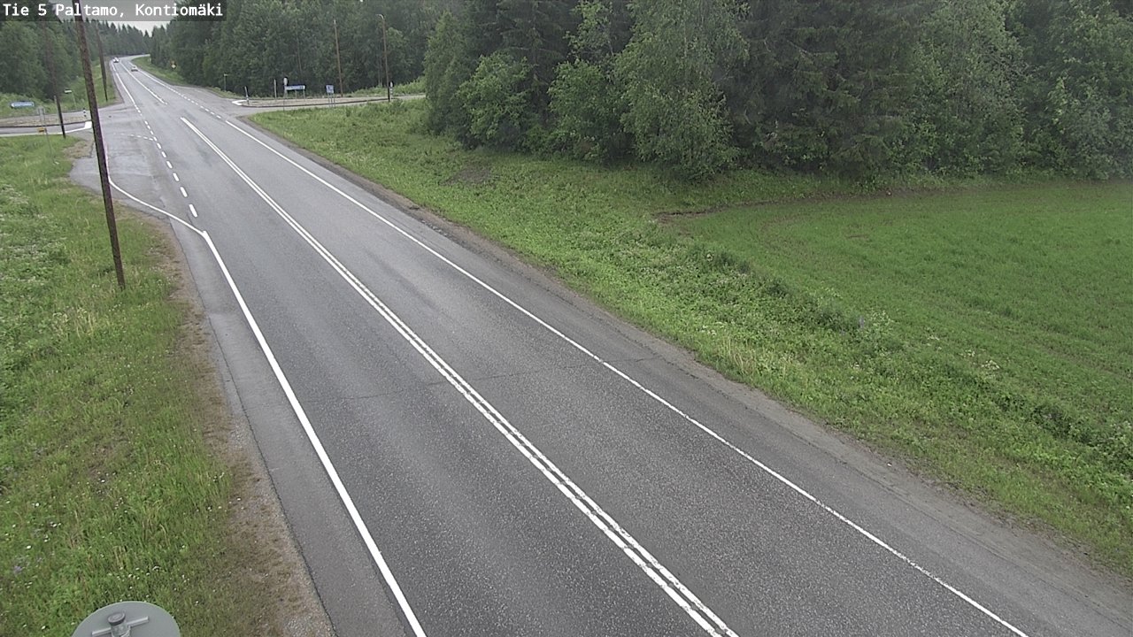Weather Camera Image Road 5 Paltamo, Kontiomäki, Paltamo, Kainuu