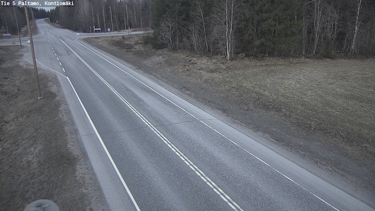 Weather Camera Image Road 5 Paltamo, Kontiomäki, Paltamo, Kainuu