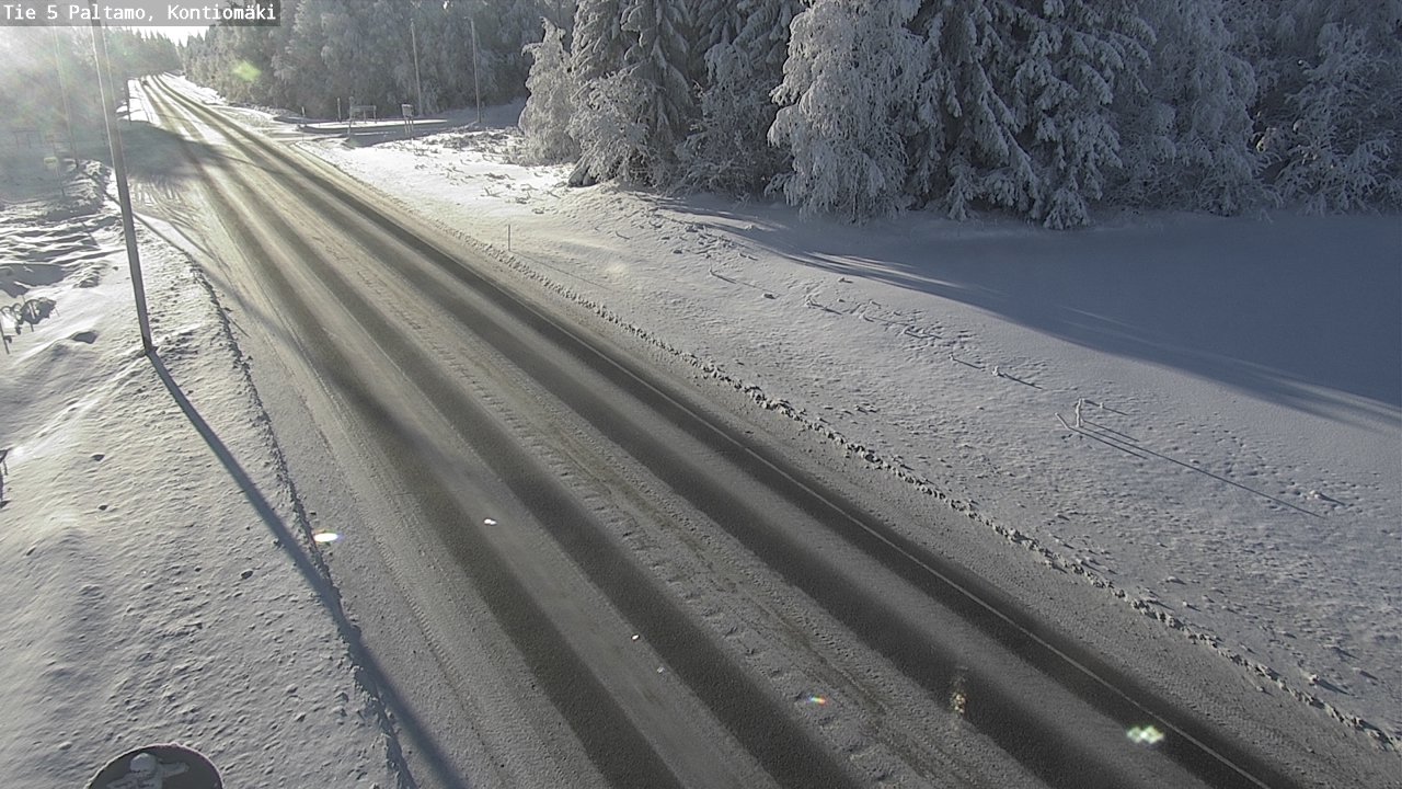 Weather Camera Image Väg 5 Paltamo, Kontiomäki, Paltamo, Kainuu