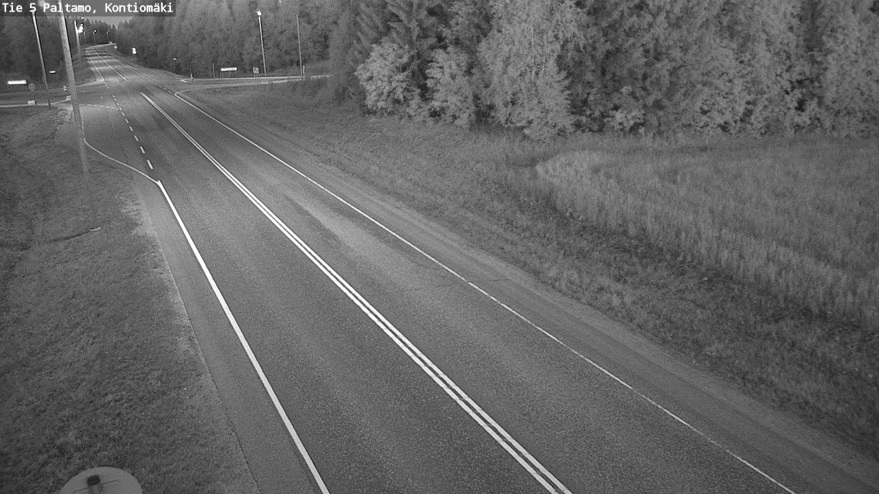 Weather Camera Image Väg 5 Paltamo, Kontiomäki, Paltamo, Kainuu