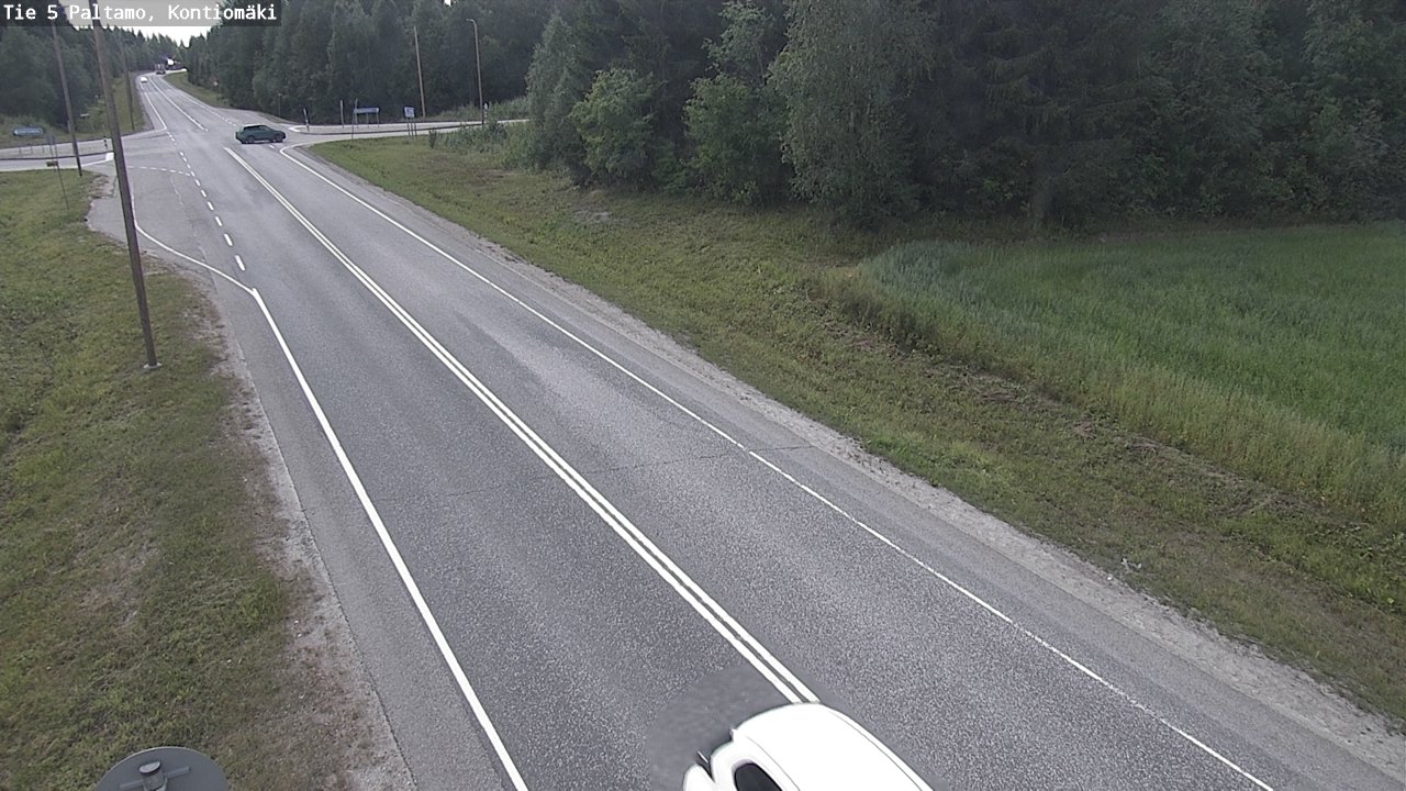 Weather Camera Image Väg 5 Paltamo, Kontiomäki, Paltamo, Kainuu