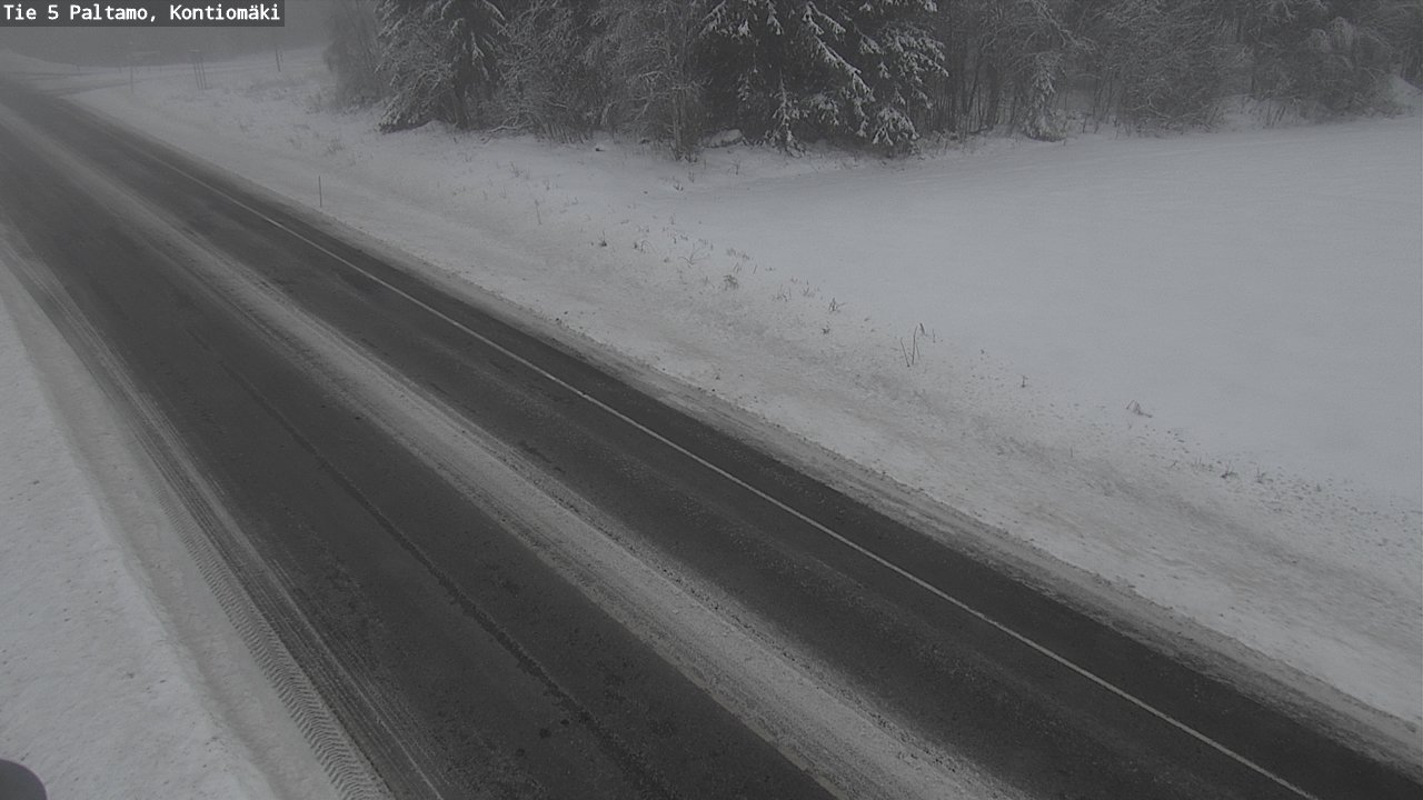 Weather Camera Image Road 5 Paltamo, Kontiomäki, Paltamo, Kainuu