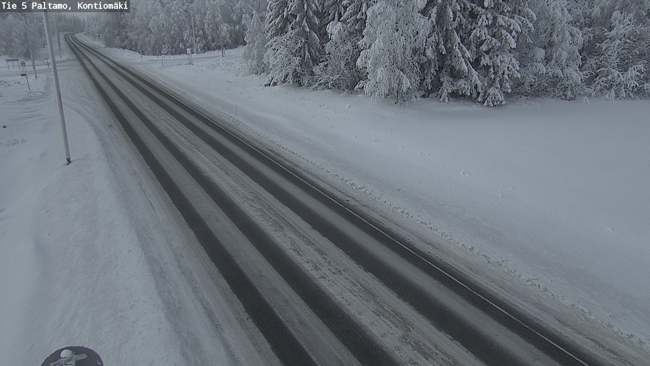 Weather Camera Image Väg 5 Paltamo, Kontiomäki, Paltamo, Kainuu