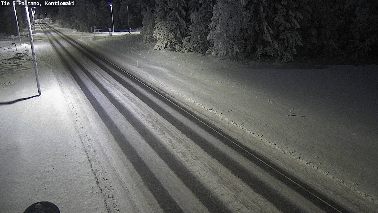 Weather Camera Image Väg 5 Paltamo, Kontiomäki, Paltamo, Kainuu