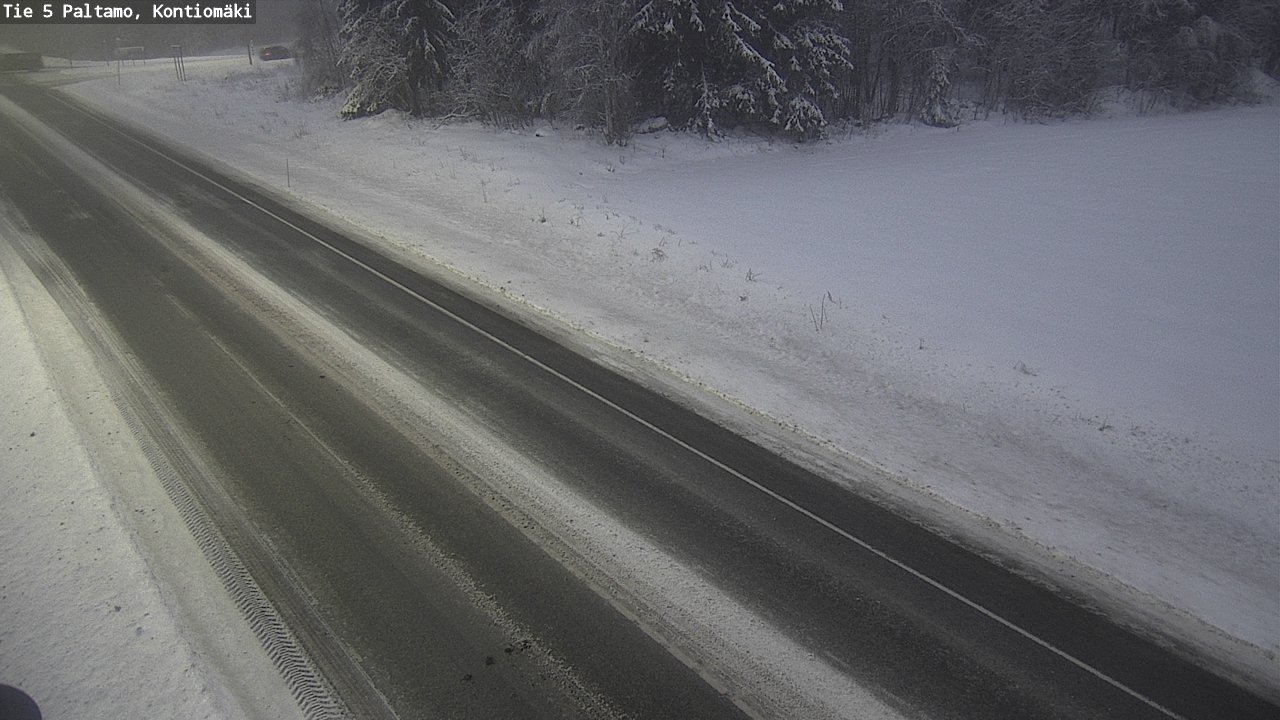 Weather Camera Image Road 5 Paltamo, Kontiomäki, Paltamo, Kainuu