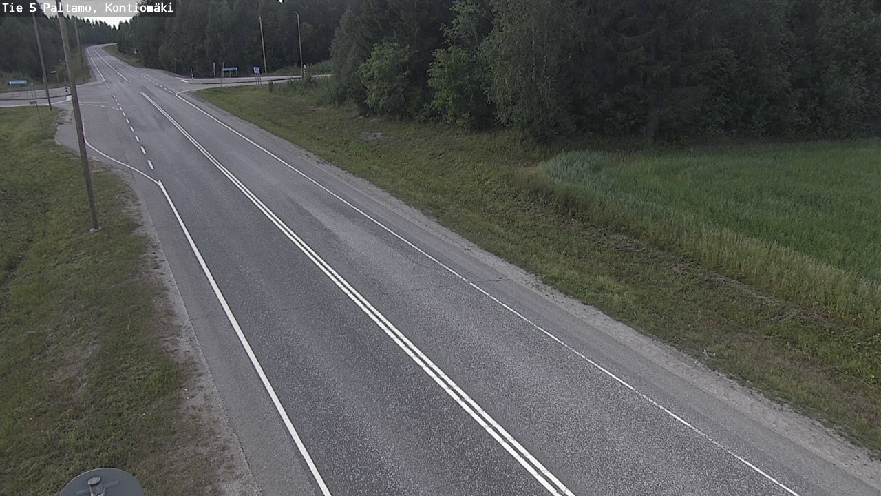 Weather Camera Image Road 5 Paltamo, Kontiomäki, Paltamo, Kainuu