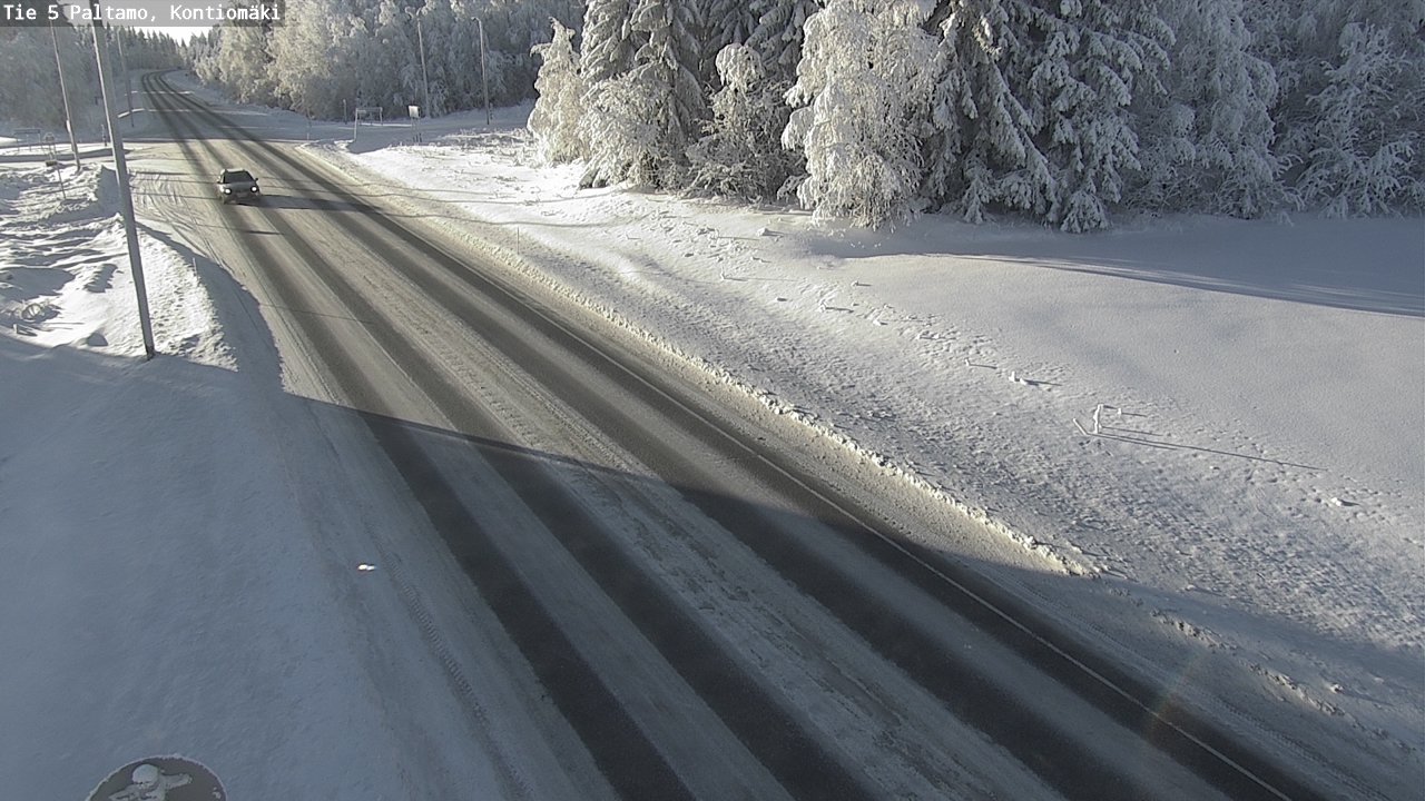 Weather Camera Image Väg 5 Paltamo, Kontiomäki, Paltamo, Kainuu