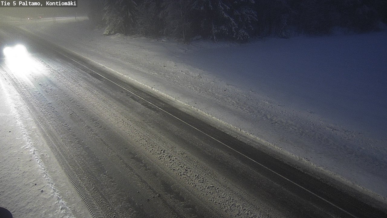 Weather Camera Image Road 5 Paltamo, Kontiomäki, Paltamo, Kainuu