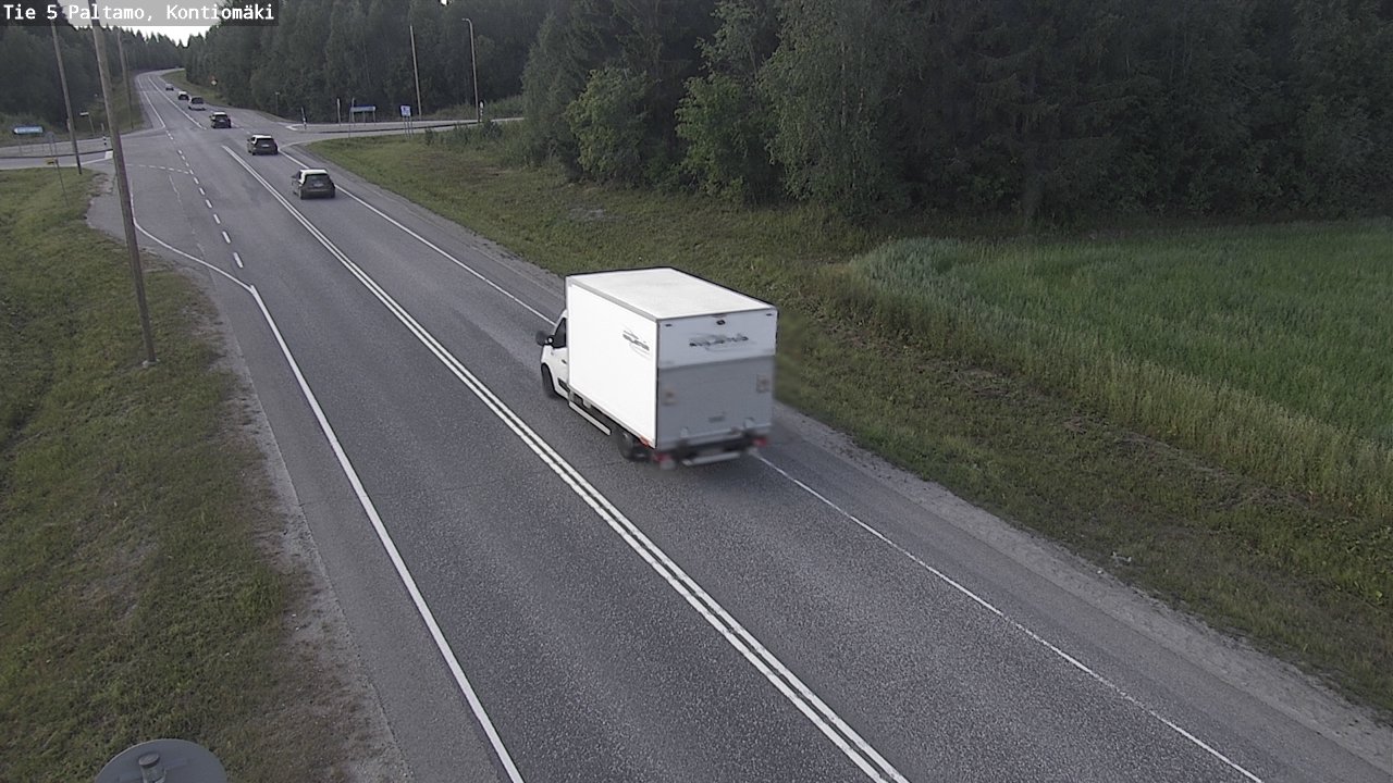 Weather Camera Image Road 5 Paltamo, Kontiomäki, Paltamo, Kainuu