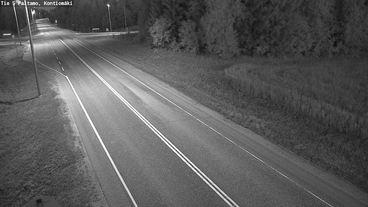 Weather Camera Image Väg 5 Paltamo, Kontiomäki, Paltamo, Kainuu