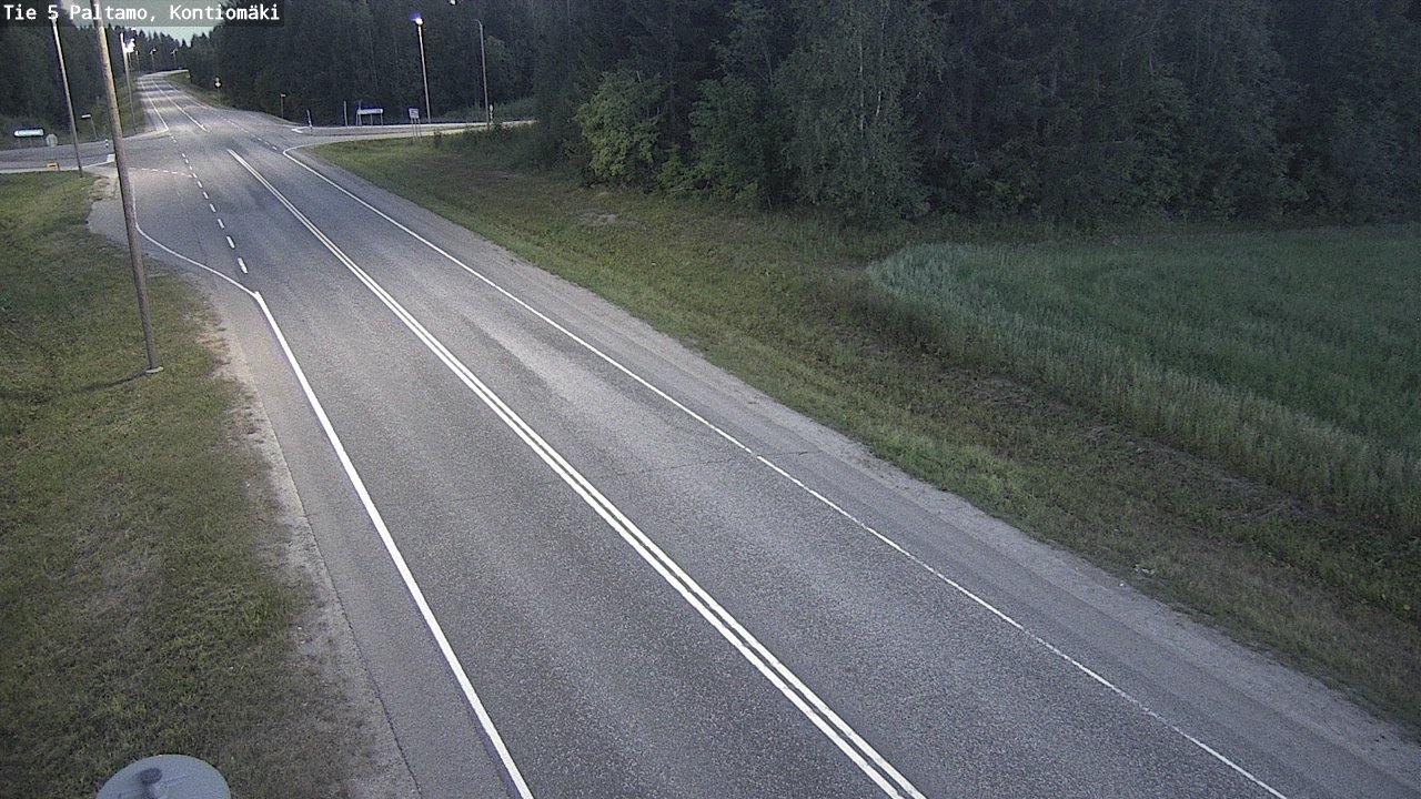 Weather Camera Image Väg 5 Paltamo, Kontiomäki, Paltamo, Kainuu