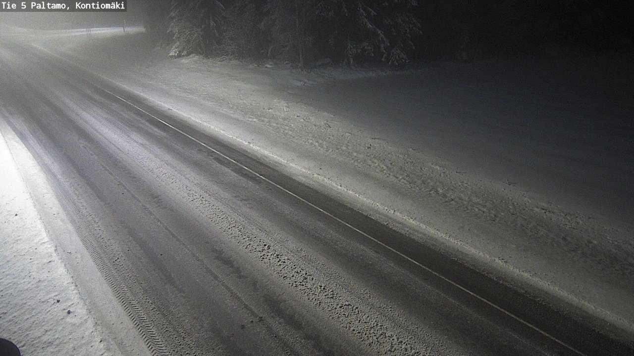 Weather Camera Image Road 5 Paltamo, Kontiomäki, Paltamo, Kainuu