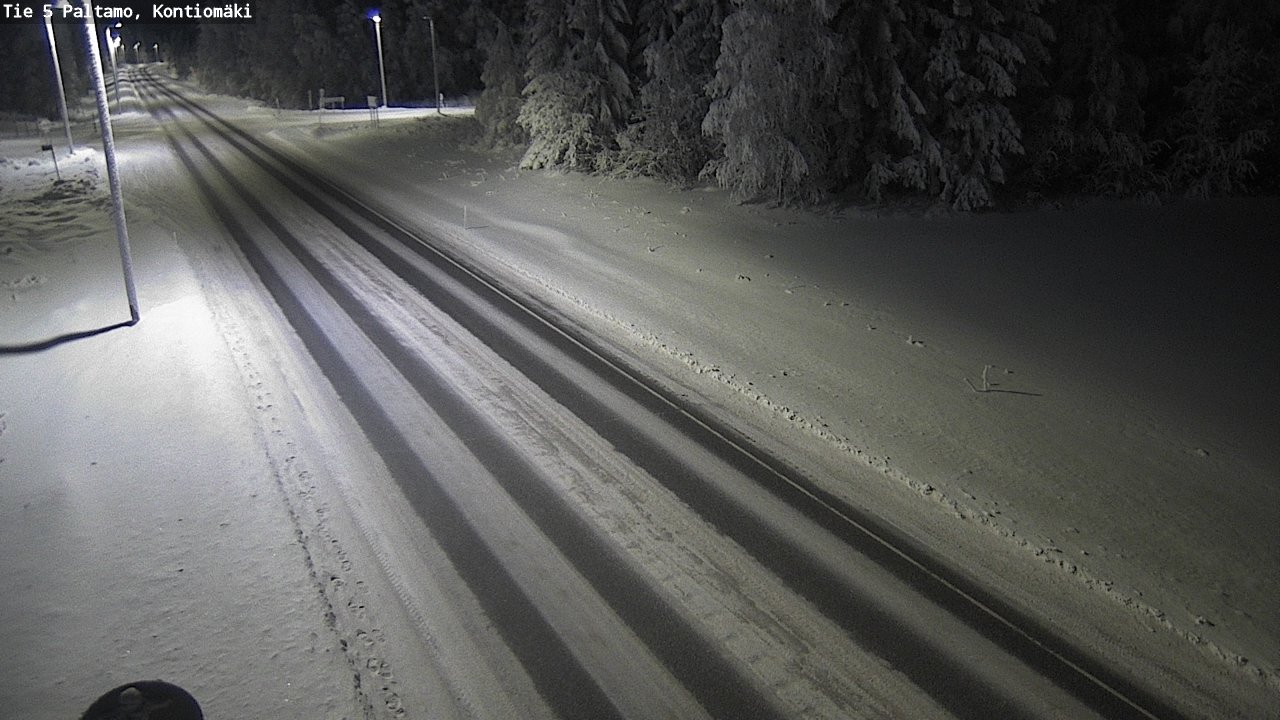 Weather Camera Image Väg 5 Paltamo, Kontiomäki, Paltamo, Kainuu