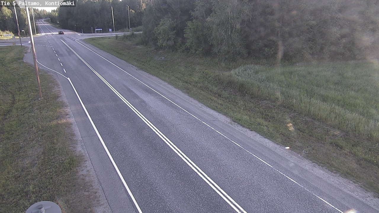 Weather Camera Image Väg 5 Paltamo, Kontiomäki, Paltamo, Kainuu