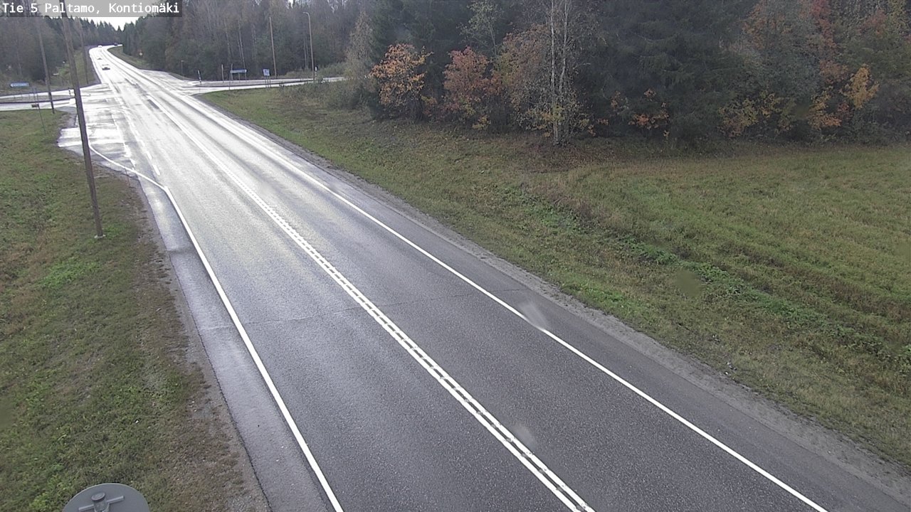 Weather Camera Image Road 5 Paltamo, Kontiomäki, Paltamo, Kainuu