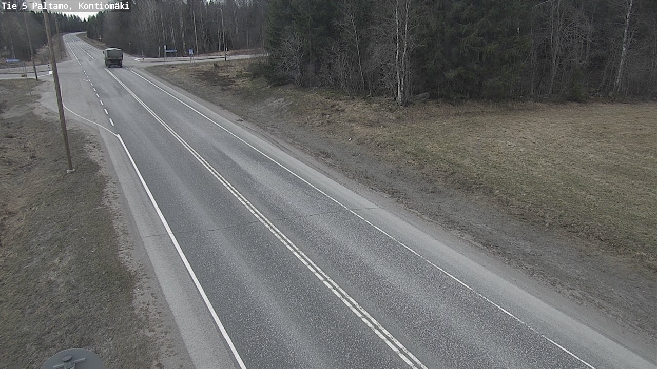 Weather Camera Image Road 5 Paltamo, Kontiomäki, Paltamo, Kainuu