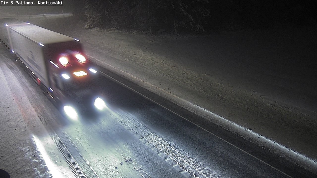 Weather Camera Image Road 5 Paltamo, Kontiomäki, Paltamo, Kainuu