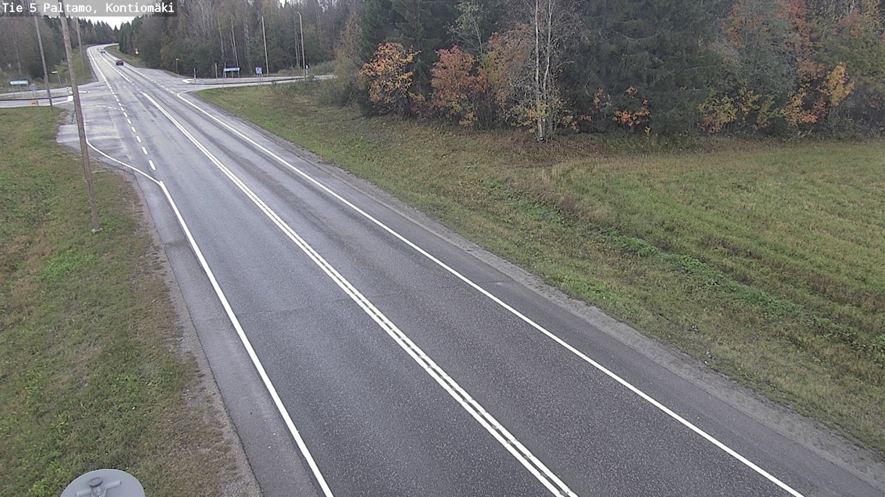 Weather Camera Image Road 5 Paltamo, Kontiomäki, Paltamo, Kainuu