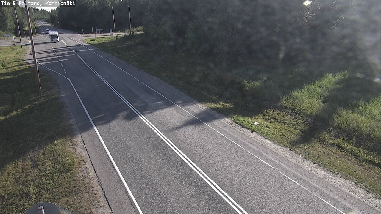 Weather Camera Image Väg 5 Paltamo, Kontiomäki, Paltamo, Kainuu