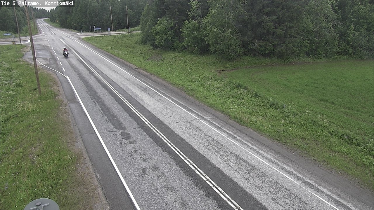 Weather Camera Image Road 5 Paltamo, Kontiomäki, Paltamo, Kainuu