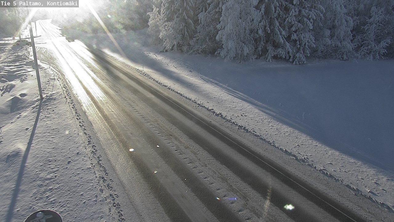 Weather Camera Image Väg 5 Paltamo, Kontiomäki, Paltamo, Kainuu