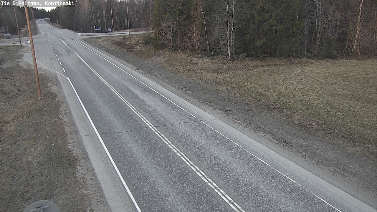 Weather Camera Image Road 5 Paltamo, Kontiomäki, Paltamo, Kainuu