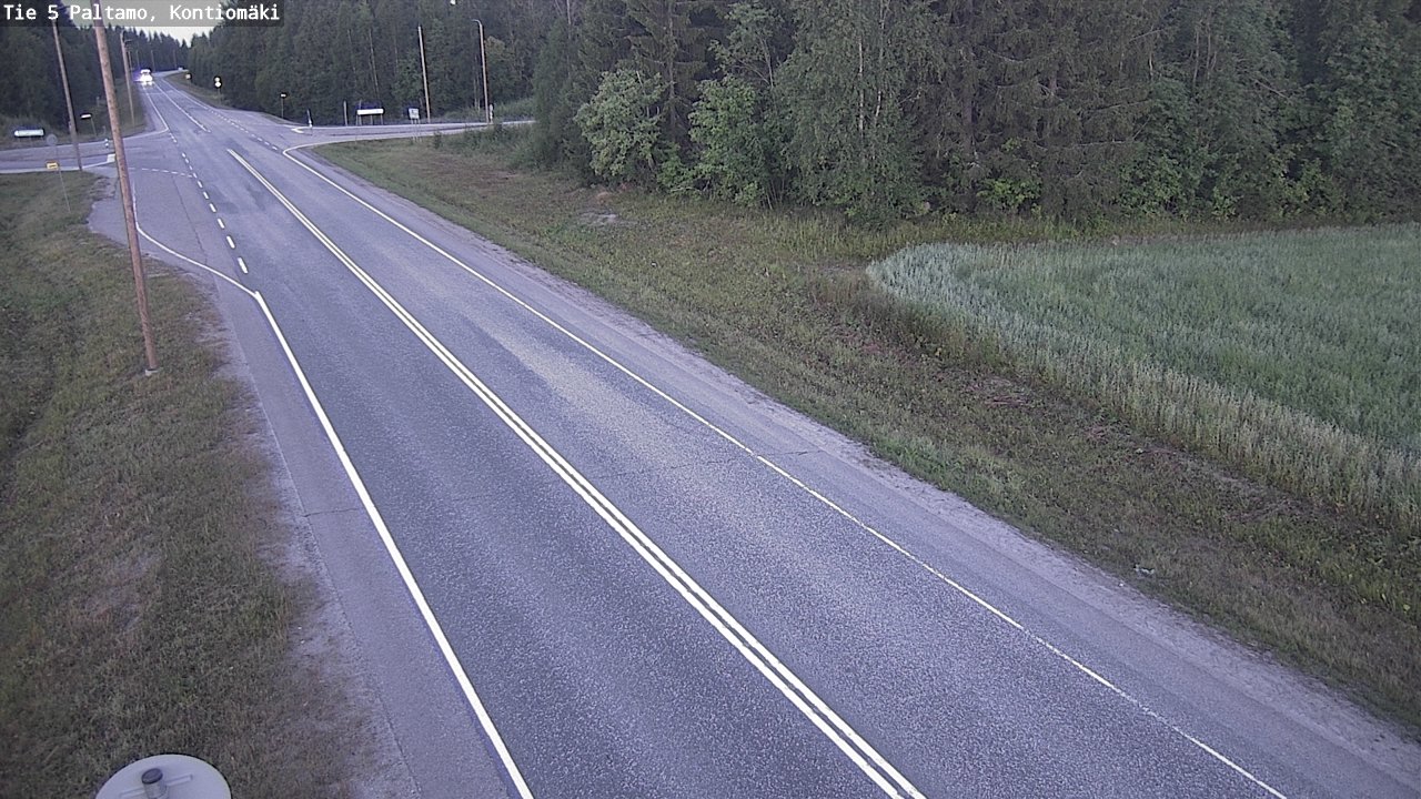 Weather Camera Image Väg 5 Paltamo, Kontiomäki, Paltamo, Kainuu