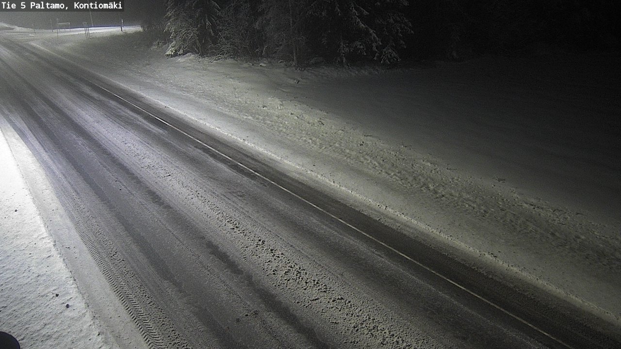 Weather Camera Image Road 5 Paltamo, Kontiomäki, Paltamo, Kainuu