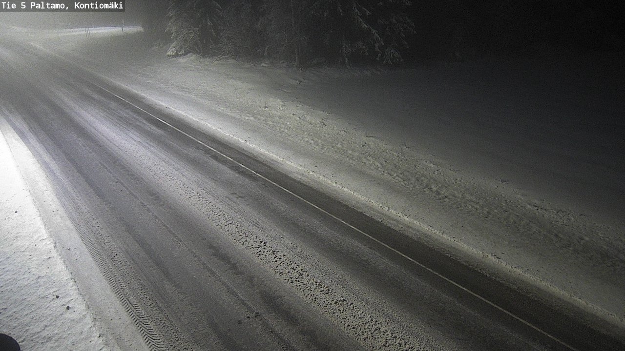 Weather Camera Image Road 5 Paltamo, Kontiomäki, Paltamo, Kainuu