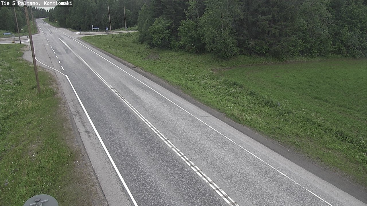 Weather Camera Image Road 5 Paltamo, Kontiomäki, Paltamo, Kainuu