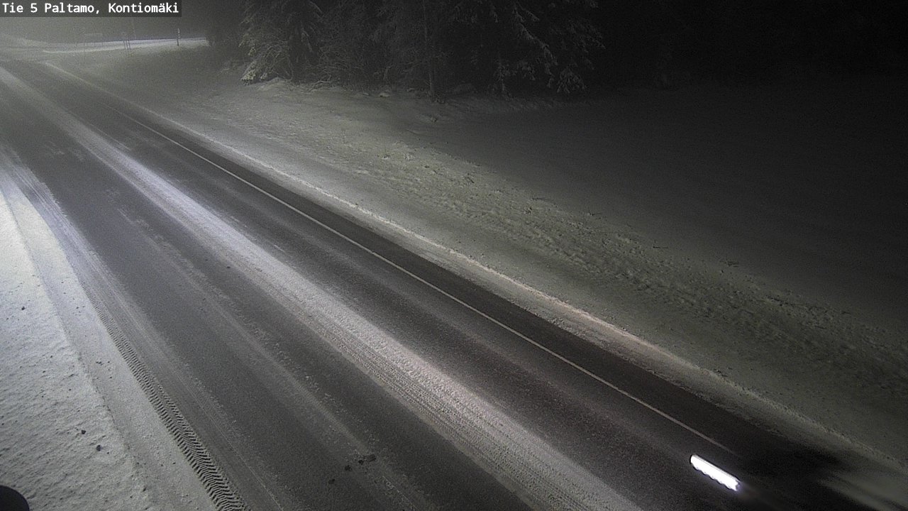 Weather Camera Image Road 5 Paltamo, Kontiomäki, Paltamo, Kainuu