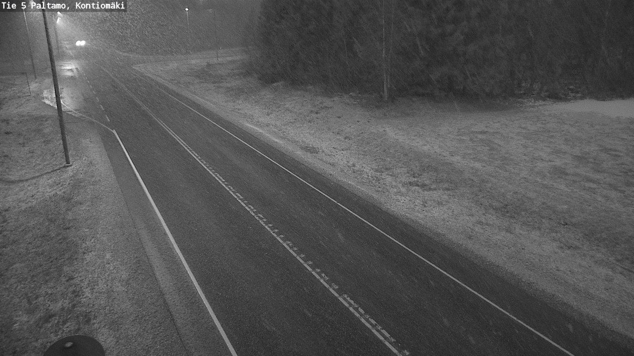 Weather Camera Image Road 5 Paltamo, Kontiomäki, Paltamo, Kainuu
