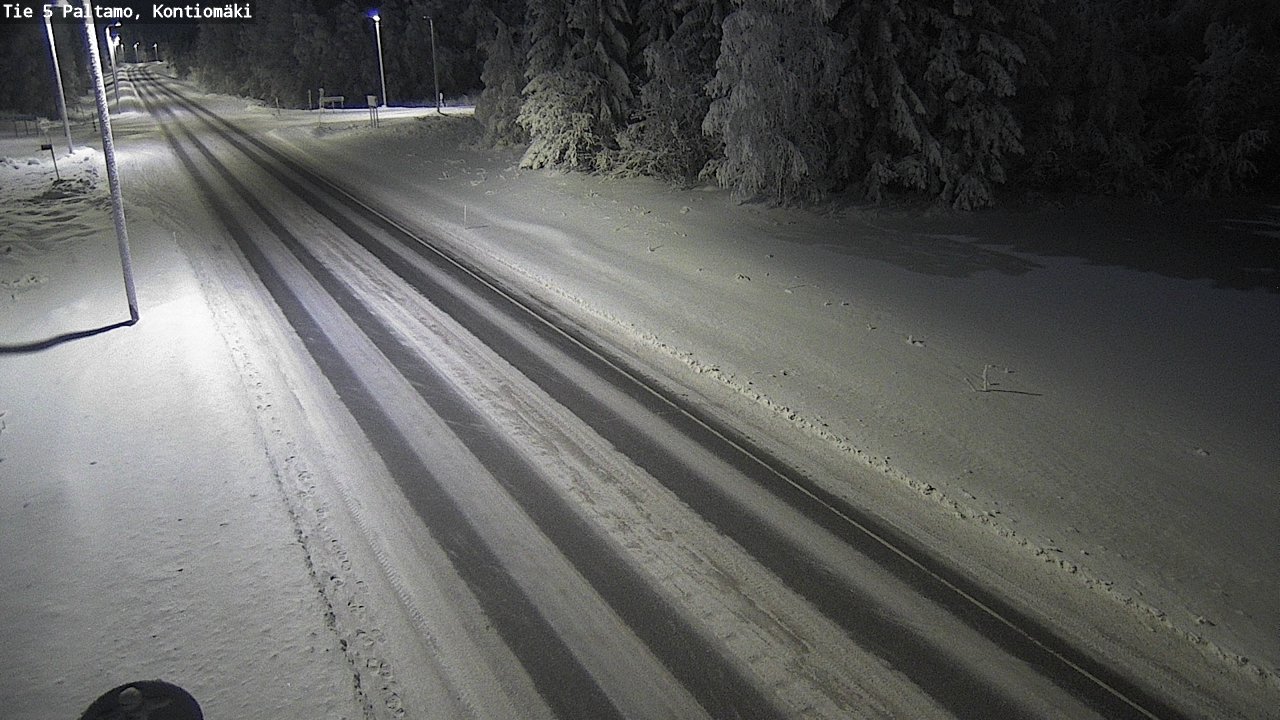 Weather Camera Image Väg 5 Paltamo, Kontiomäki, Paltamo, Kainuu