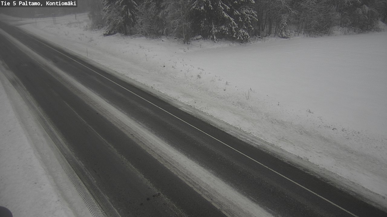 Weather Camera Image Road 5 Paltamo, Kontiomäki, Paltamo, Kainuu
