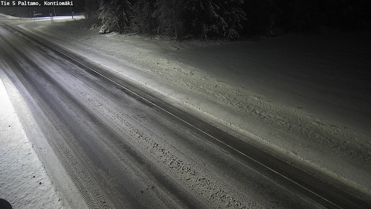 Weather Camera Image Road 5 Paltamo, Kontiomäki, Paltamo, Kainuu