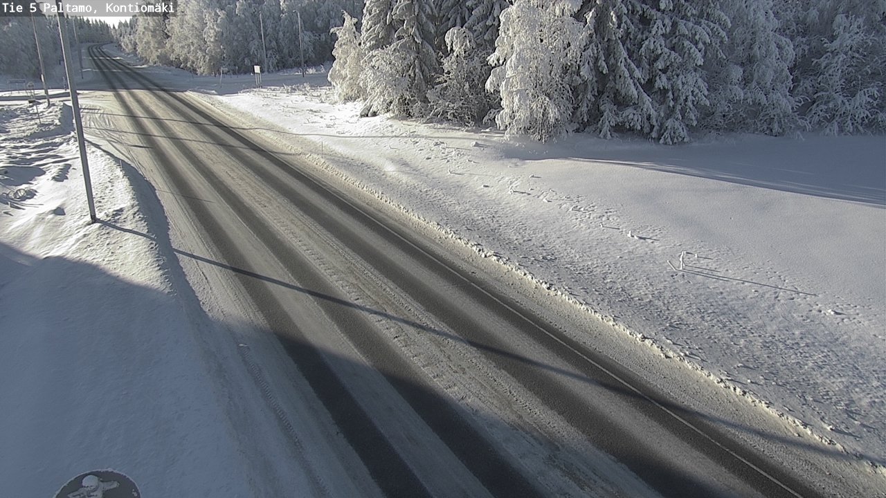Weather Camera Image Väg 5 Paltamo, Kontiomäki, Paltamo, Kainuu