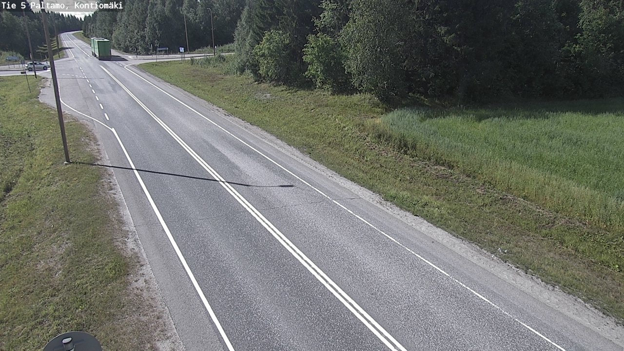 Weather Camera Image Väg 5 Paltamo, Kontiomäki, Paltamo, Kainuu