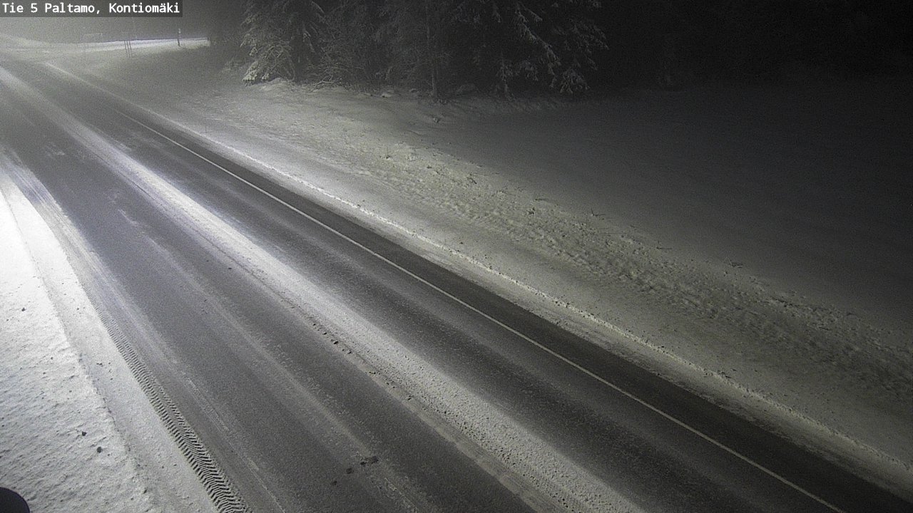 Weather Camera Image Road 5 Paltamo, Kontiomäki, Paltamo, Kainuu