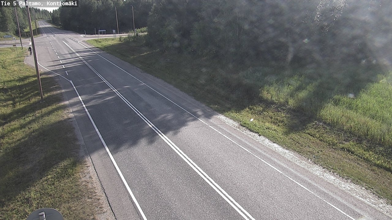 Weather Camera Image Väg 5 Paltamo, Kontiomäki, Paltamo, Kainuu