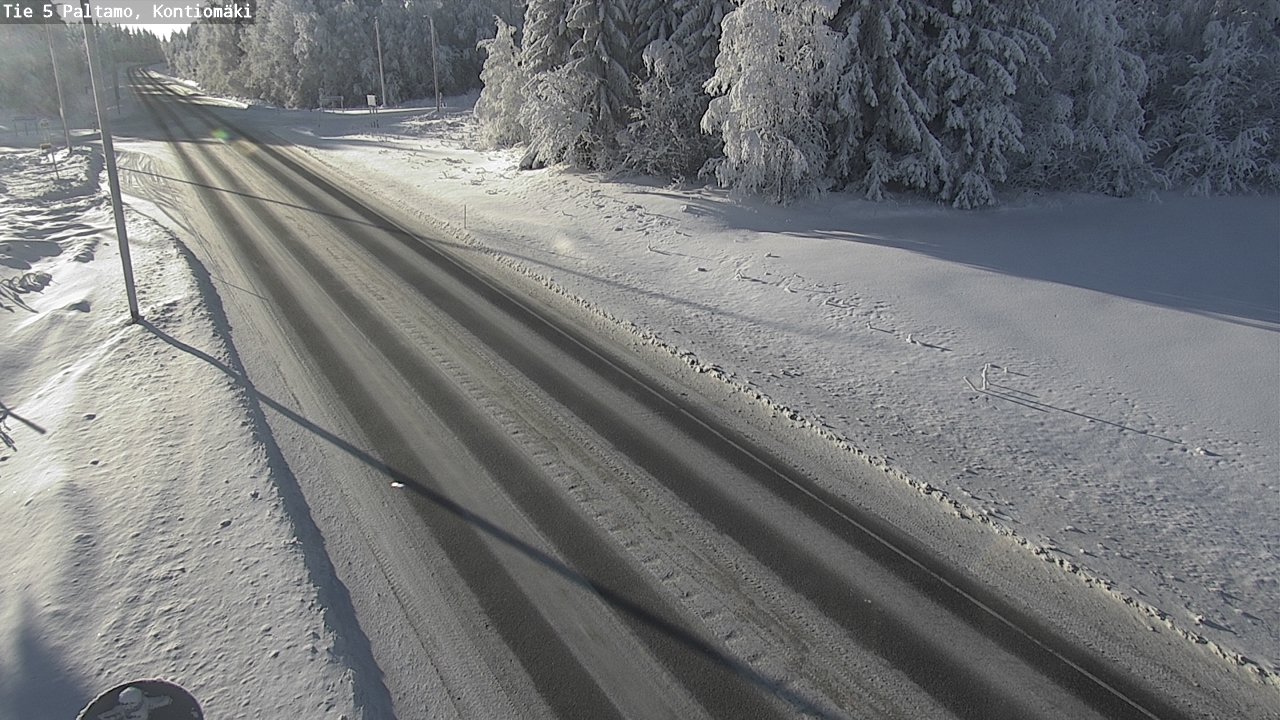 Weather Camera Image Väg 5 Paltamo, Kontiomäki, Paltamo, Kainuu