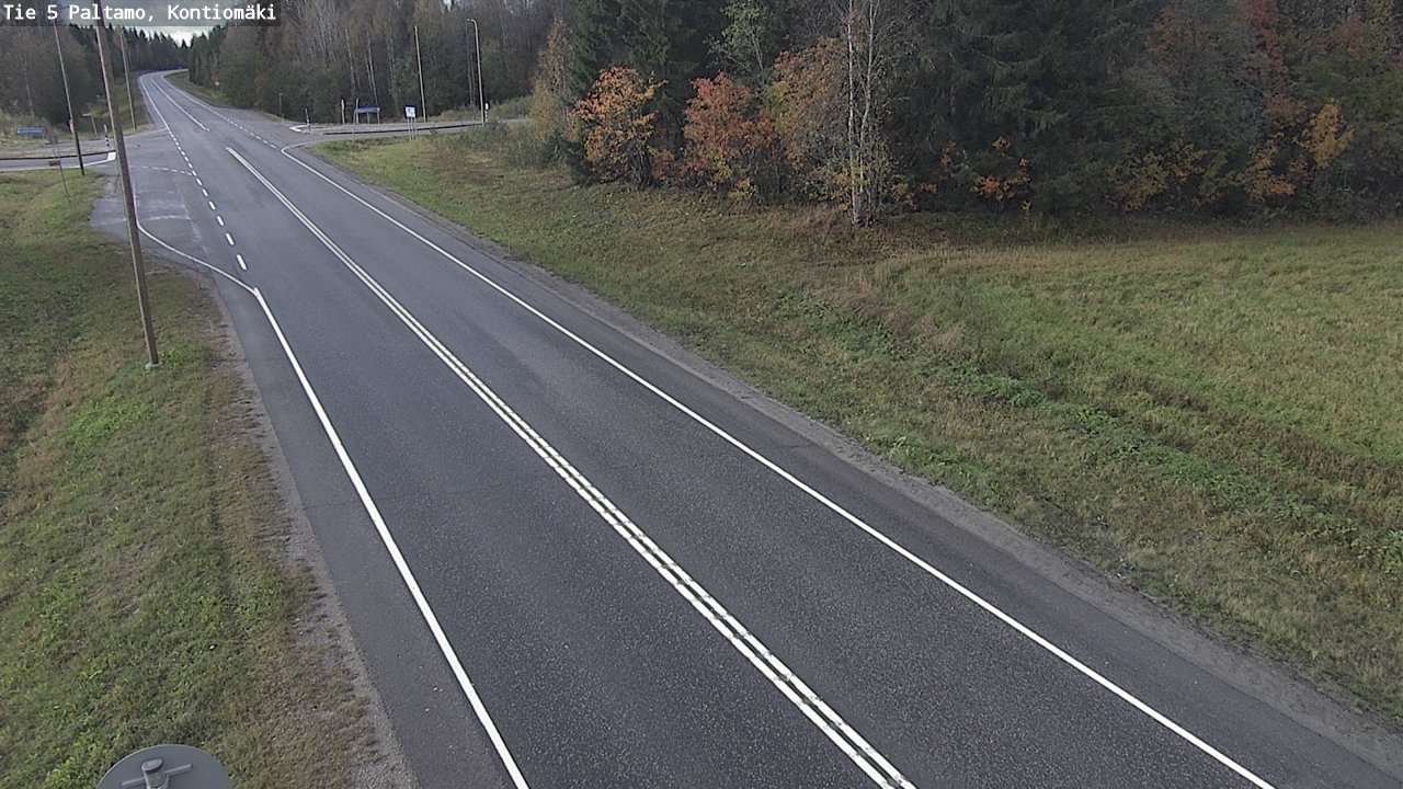 Weather Camera Image Road 5 Paltamo, Kontiomäki, Paltamo, Kainuu