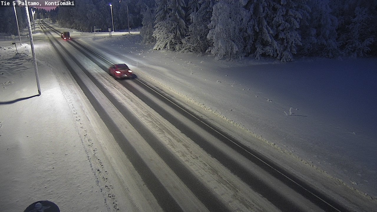 Weather Camera Image Väg 5 Paltamo, Kontiomäki, Paltamo, Kainuu