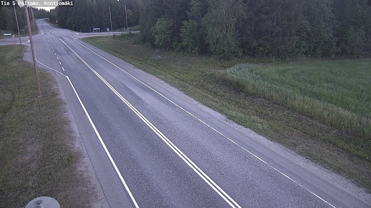 Weather Camera Image Väg 5 Paltamo, Kontiomäki, Paltamo, Kainuu