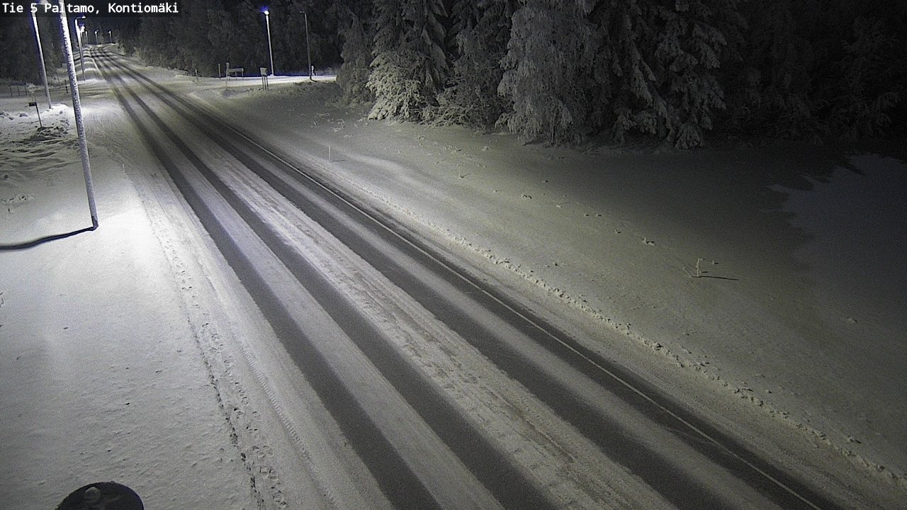 Weather Camera Image Väg 5 Paltamo, Kontiomäki, Paltamo, Kainuu