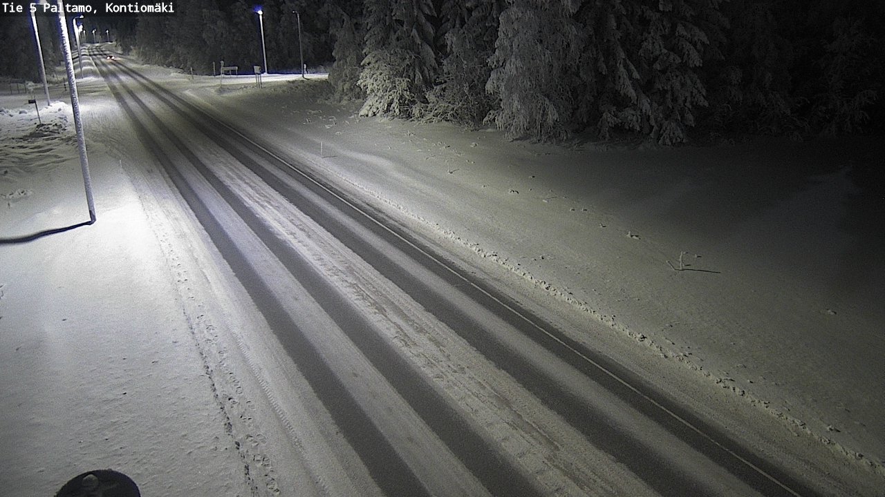 Weather Camera Image Road 5 Paltamo, Kontiomäki, Paltamo, Kainuu