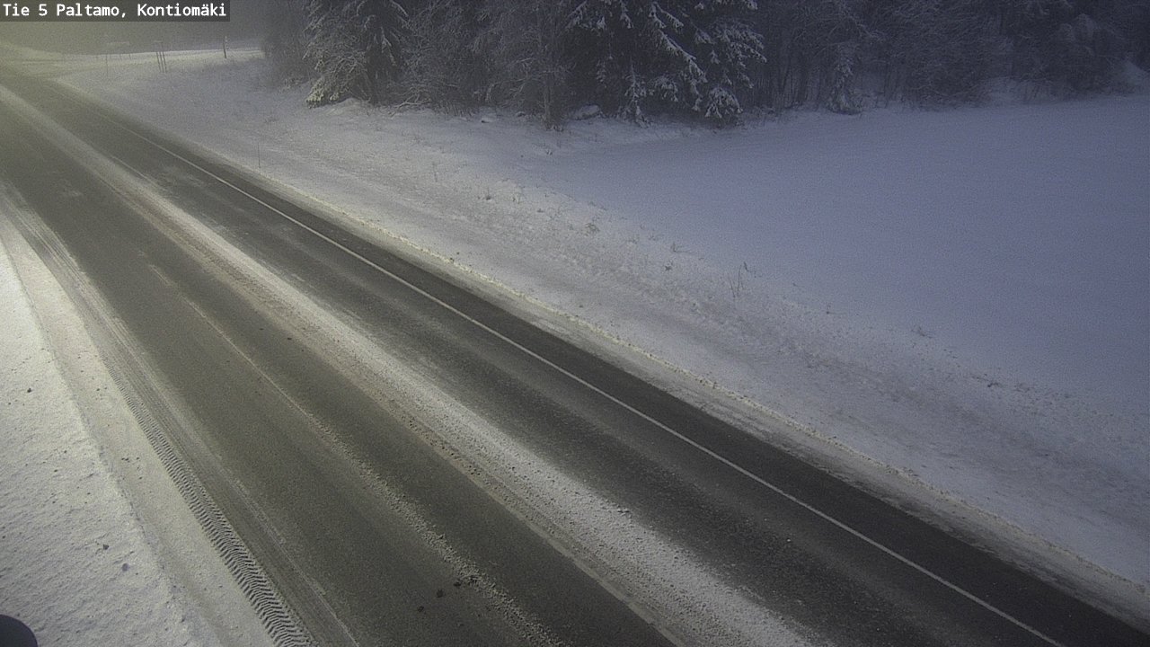 Weather Camera Image Road 5 Paltamo, Kontiomäki, Paltamo, Kainuu