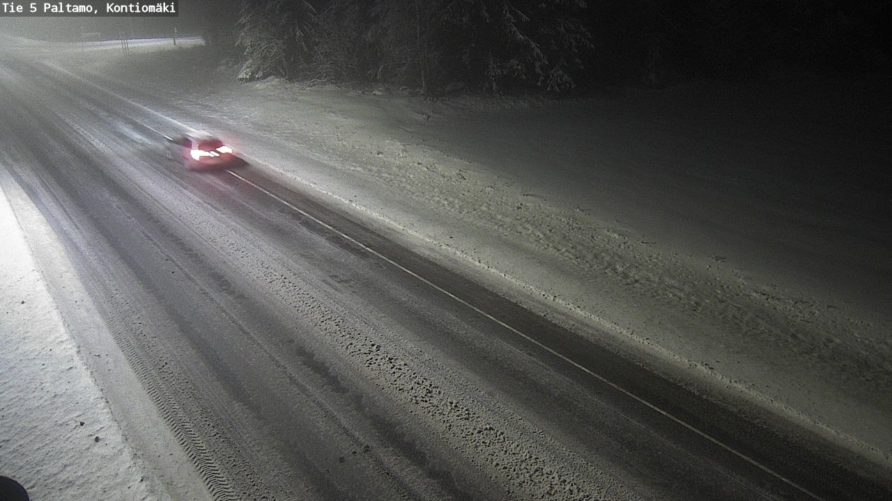 Weather Camera Image Road 5 Paltamo, Kontiomäki, Paltamo, Kainuu