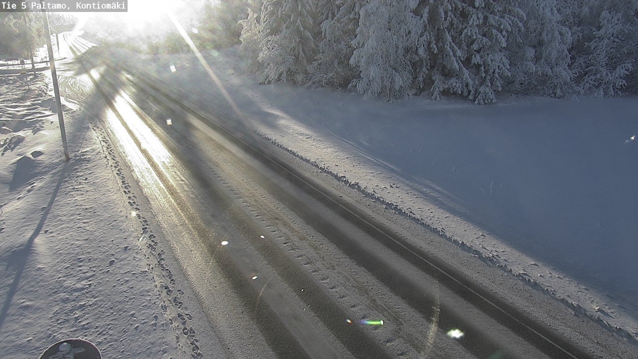 Weather Camera Image Väg 5 Paltamo, Kontiomäki, Paltamo, Kainuu