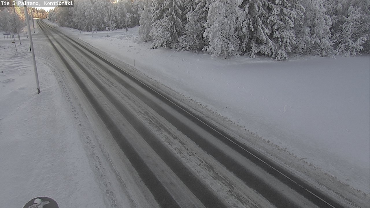 Weather Camera Image Väg 5 Paltamo, Kontiomäki, Paltamo, Kainuu